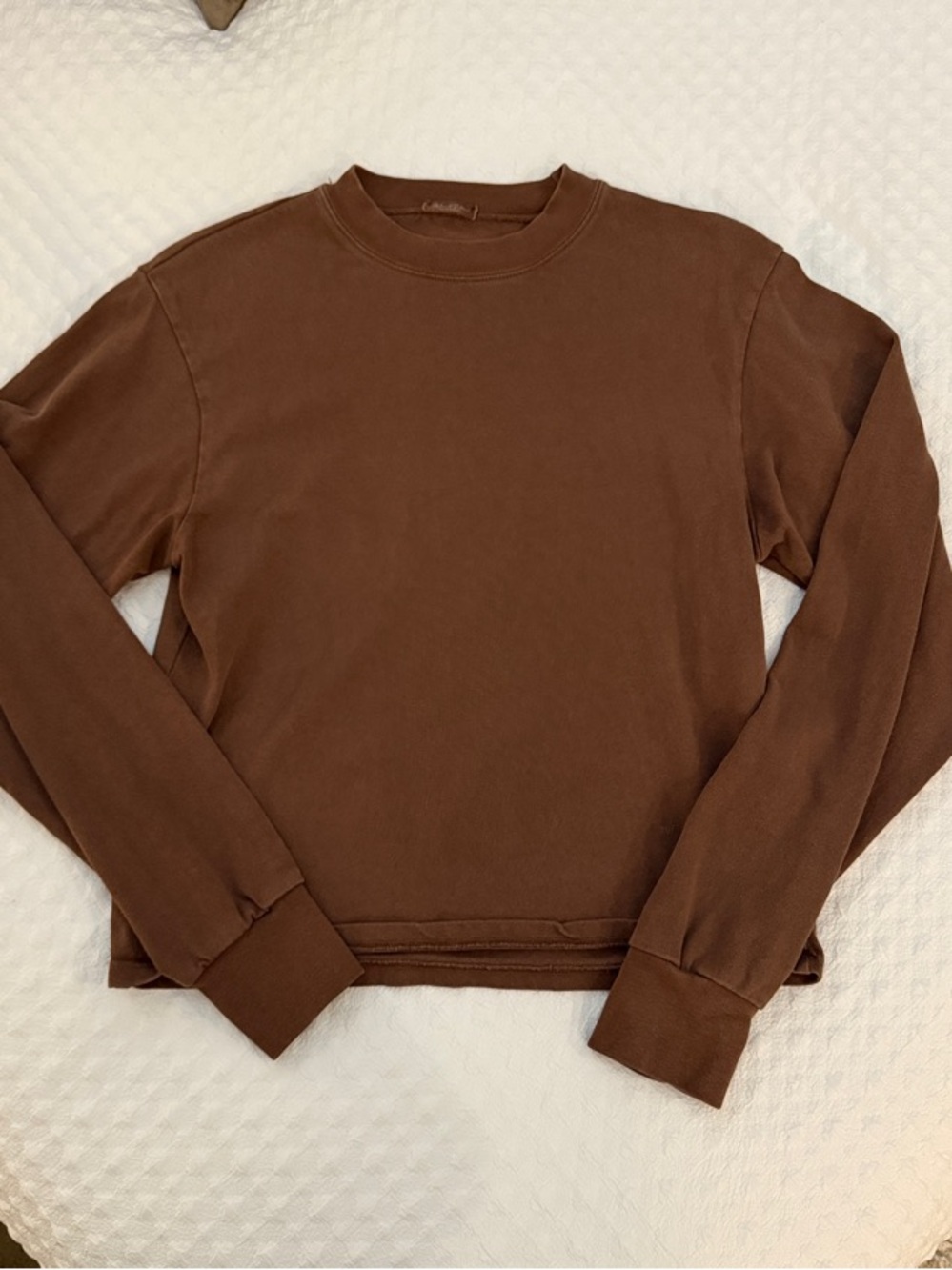 John Galt Brown Long Sleeve Tee